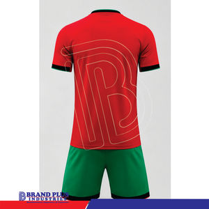 Maillot de football unisexe Brand Plus, ensemble de football, uniformes pour adultes, tenue d'entraînement personnalisée, nom et numéro imprimés numériquement, 100% polyester - Product Image 3