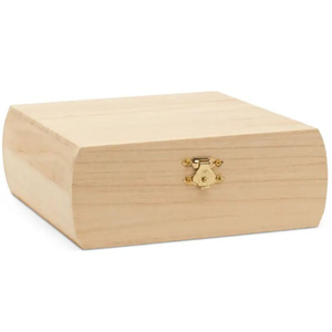 Caja de madera de lujo con corte láser personalizado de fábrica, octogonal, hueca, con cierre de pestillo para recuerdo de boda. - Product Image 3