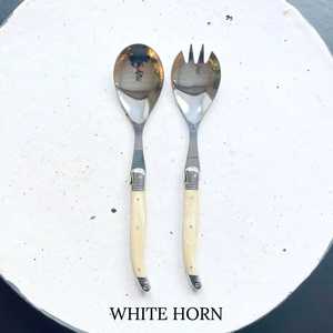 Superior Quality Metal Salad Flatware Set for Home & Hotel Use Trending Decorative Noodles Soup <b>Serving</b> <b>Spoon</b> for Restaurant Use - Product Image 5