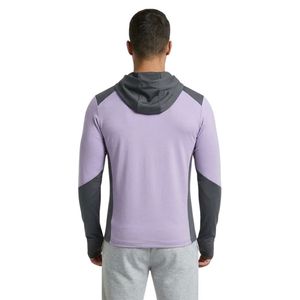 Custom Fitness Training <b>Hoodie</b> for Men Polyester Spandex Stretch Sportswear Pullover for <b>Running</b> and Gym Workouts - Product Image 2