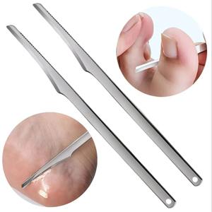 Grattoir à pieds en acier inoxydable, couteau de pédicure, outil professionnel pour éliminer les peaux mortes, lime à talons, accessoires de manucure - Product Image 2