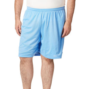 Pantalones Cortos de Baloncesto para Hombre, Color Azul Claro, Transpirables, de Malla Tejida, Estilo Bermuda, para Gimnasio, Entrenamiento, Ropa Deportiva, Venta al Por Mayor - Product Image 5