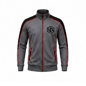 Survêtement d'hiver professionnel pour homme SUPERIOR INTERNATIONAL, respirant, séchage rapide, 100% polyester, veste à fermeture éclair intégrale - Product Image 3