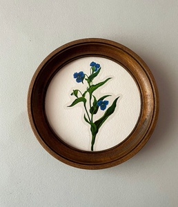 Vintage Round Shape Wooden Photo <b>Frame</b> for <b>Wall</b> and Table Display Classic Handmade Home and Office Decor Homeware at Factory - Product Image 3