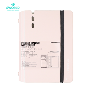 SWORLD Wholesale PU Cover Pocket Binder <b>Notebook</b> <b>Dot</b> Pattern Inner Pages Organizer Planner OEM ODM - Product Image 5