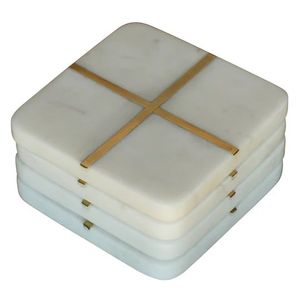New Design Emperador Dark <b>Marble</b> Drinks <b>Coaster</b> Brown <b>Marble</b> Cup Mat Natural Stone <b>Coaster</b> Wholesale <b>Marble</b> <b>Coaster</b> - Product Image 4