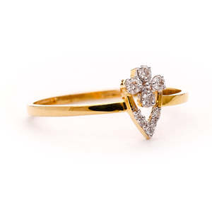 High Quality Solid 925 Sterling <b>Silver</b> 18k Gold Vermeil Natural Zircon Bezel Setting Vintage Christian <b>Ring</b> Women Fine Handmade - Product Image 5