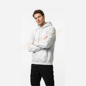 Prix de gros Sweat à capuche pour homme personnalisé, délavé à l'acide, uni, brodé, écologique, 100% coton, grammage lourd, à épaules tombantes, collection automne - Product Image 4