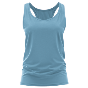 Camiseta Deportiva Transpirable de Punto con Espalda Cruzada y Logotipo Frontal, de Secado Rápido, para Gimnasio, para Mujer - Product Image 1