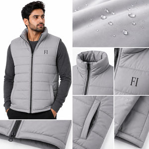 Chaleco Acolchado Sin Mangas, Chaqueta Cortavientos, Chaqueta Acolchada Sin Mangas para Hombre, Chaquetas Ligeras de Invierno para Exteriores, OEM USA - Product Image 5