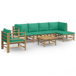 Conjunto Modular Grande para Jardín en Bambú Verde, 100% Poliéster, 100% Ecológico - Product Image 2