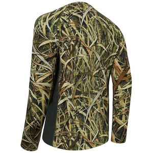 Camisetas de Camuflaje con Diseño Bottomland Personalizadas al por Mayor, Impresión Digital por Sublimación, Ropa de Camuflaje para Hombre, Camisetas de Manga Larga para Caza - Product Image 3
