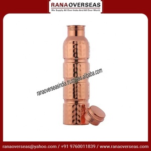 ขวดน้ำทองแดงแท้ ดีไซน์ลายตอก  ฝาปิดปลอดสาร BPA ดื่มได้ทันที เหมาะสำหรับเดินทาง ออฟฟิศ ยิม เดินป่า กิจกรรมกลางแจ้ง รับผลิตตามแบบ - Product Image 5