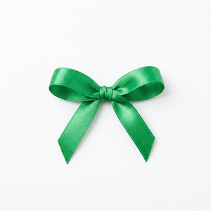Ruban de satin vert simple face de 6 mm pour bouquets de fleuristes, attache de plantes, fabrication de couronnes, emballage cadeau, couture et artisanat (en rouleaux) - Product Image 2
