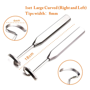 Raspador periostal Doyen premium de 17 cm, curvo, derecho/izquierdo, de acero inoxidable, elevador de costilla costal, herramientas quirúrgicas ortopédicas CE - Product Image 5