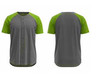 Camiseta de Béisbol de Alta Calidad con Impresión por Sublimación Completa |   Uniforme de Béisbol para Equipo con Logotipo y Números Personalizados |   Poliéster Transpirable - Product Image 2