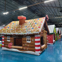 Tente de Noël gonflable Bonhomme de neige Maison de fête de Noël personnalisée