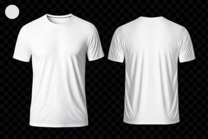 Camiseta Blanca Lisa Lista para Sublimación, 100% Poliéster, Ligera, de Secado Rápido, Unisex - Product Image 3