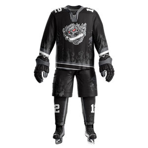 Tenues de hockey sur glace confortables et à séchage rapide, dernière conception 2026, vente chaude, faible MOQ, ensembles d'équipe personnalisés, service OEM - Product Image 2