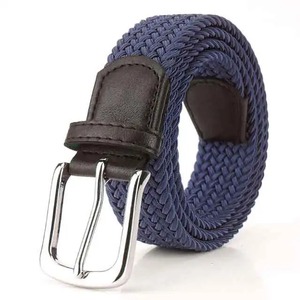 Cinturones de Tela Elástica Tejida de Alta Calidad Personalizados al por Mayor en Múltiples Colores para Montar a Caballo, Unisex - Product Image 4