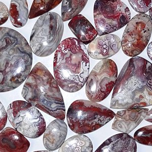 พลอยควอตซ์อะเกตธรรมชาติแบบ Crazy Lace Cabochon ขายส่งจำนวนมาก ราคาดีที่สุด สำหรับทำเครื่องประดับ สีสันสวยงาม - Product Image 6