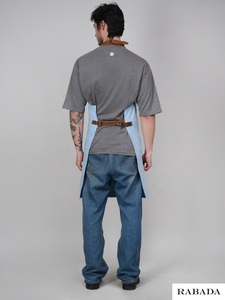 Delantales de cocina de lona de cuero para hombre y mujer a prueba de agua y aceite personalizados para el hogar - Product Image 4