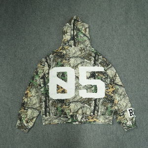 Camiseta de Hombre de Alta Calidad, Estampado Digital de Camuflaje, Hombros Caídos, Talla Grande, 480 g/m², 100% Algodón Preencogido - Product Image 3