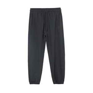Custom Men's Streetwear Cotton <b>Track</b> <b>Pants</b> Flare Sweatpants with Loose <b>Straight</b> <b>Leg</b> & Drawstring Casual Wide <b>Leg</b> Design. - Product Image 1