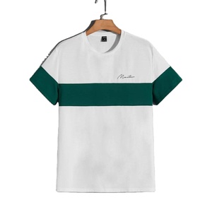 เสื้อยืดแขนครึ่งได้รับความนิยมเสื้อยืดแฟชั่นสำหรับเด็กผู้ชายเสื้อยืดผ้าฝ้ายใช้ในชีวิตประจำวันมีโลโก้คุณภาพระดับพรีเมียม - Product Image 1