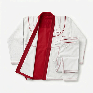 Kimono de Jiu-Jitsu brésilien durable, logo personnalisé, tissu en coton perlé léger, uniforme d'entraînement et de compétition. - Product Image 2