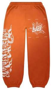 Ensemble 2 pièces unisexe de survêtements amples et évasés avec broderie, en coton délavé, comprenant un sweat-shirt ample et un pantalon de jogging pour homme - Product Image 4