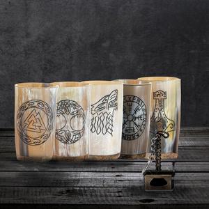 Vaso de Degustación de Whisky de Cuerno de Búfalo Auténtico, Hecho a Mano, Tradicional, para Regalo o Colección - Product Image 2