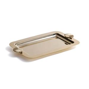 Plated Metal Tray <b>Decorative</b> Serving Platter for Hotel Restaurant Wedding Catering Tableware Bulk Manufacturer Supplier India - Product Image 5
