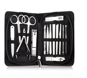 Fashion Gold Nail Manicure Set With Leather Case | Grooming Kit Manicure Set <b>Pedicure</b> Toe Nail Art <b>Tools</b> Set Elegant Kits - Product Image 4