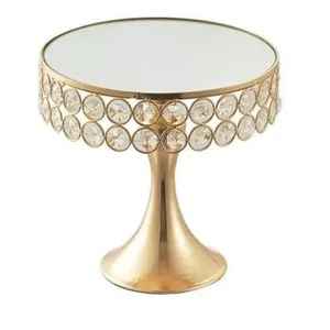 Support à gâteau élégant en métal, présentoir rotatif à étages pour desserts, support à cupcakes, plateau de service pour mariage, anniversaire, fête, boulangerie, maison - Product Image 3