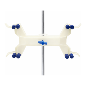 แคลมป์ ABS 2-Burette พร้อมด้ามจับยางสำหรับแท่งรองรับในห้องปฏิบัติการ - Product Image 2
