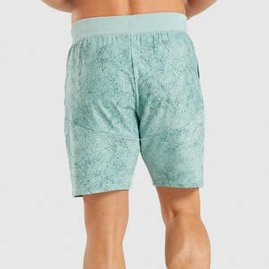 Shorts de sport en coton pour hommes en gros / Shorts de jogging légers et élastiques pour hommes, coupe ajustée, pour entraînement, décontractés, fitness, plage - Product Image 2