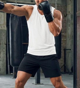 Camiseta sin mangas para gimnasio para hombre, camiseta deportiva transpirable de algodón, chaleco de fitness ligero, ropa de entrenamiento para correr, ropa informal de verano - Product Image 2