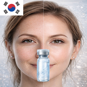 แผ่นฟอยล์โลหะสำหรับห่อหุ้มบรรจุภัณฑ์แบบยืดหยุ่น ไนอะซินาไมด์ ไฮยาลูรอนิค แอซิด สำหรับผลิตภัณฑ์บำรุงผิวหน้าลดเลือนริ้วรอย ขนาด 60 มล. บรรจุกล่อง สำหรับใช้ที่บ้าน - Product Image 1
