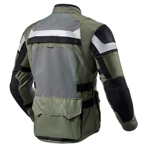 Combinaison de moto pour homme, veste et pantalon de course imperméables en Cordura, multicolores, avec doublure thermique intérieure pour moto - Product Image 6