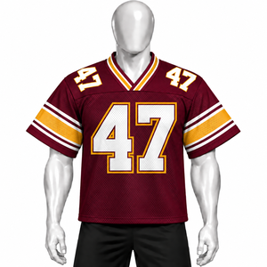 2026 Top Quality Men's V-<b>Neck</b> Mesh <b>Fan</b> Jersey Sublimated Print Breathable Short Sleeve Adult Sports Wear Jersey - Product Image 6