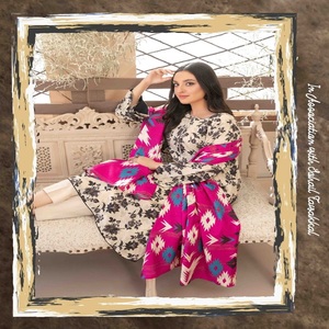 Ensemble Kurta en viscose trois pièces pour femmes Tawakkal Salwar Kameez Dupata robe indienne pour la fête vente entière du Pakistan Inde - Product Image 6