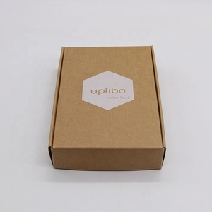 Caja de embalaje de paquete plano impresa con logotipo personalizado Papel corrugado Troquelado Plegable Kraft Mailer Caja de correo de envío - Product Image 1