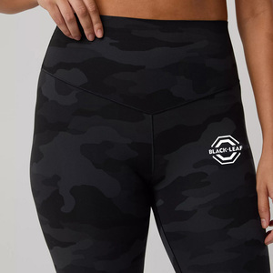 <b>Women</b> High Waist <b>Camo</b> <b>Leggings</b> Full Length Printed Compression Sporty Tights Wholesale Activewear Supplier for Brands - Product Image 3