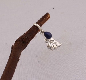 Colgante de Lapislázuli Natural, Plata de Ley 925, Joyería al por Mayor, Collar de Piedra Preciosa Azul Real Intenso para Mujer, Hecho a Mano - Product Image 5