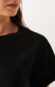 Camiseta corta para mujer, de manga corta, cuello redondo, informal, de algodón, holgada, estilo urbano, para verano, uso diario, con estampado gráfico. - Product Image 2