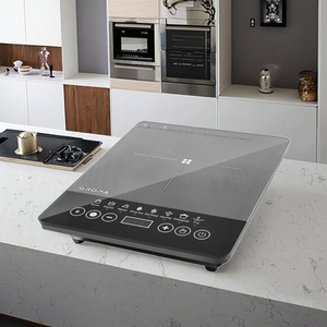 Cuisinière à induction portable étanche 2200W à brûleur unique avec plaque céramique robuste, 8 niveaux, pour usage extérieur et domestique - Vente en gros - Product Image 1