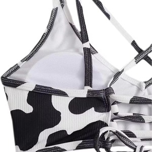 Conjunto de Bikini con Estampado de Guepardo en Tallas Grandes, Venta al Por Mayor, Traje de Baño de Dos Piezas, Suministro al Por Mayor para Mujeres, Proveedor de Fábrica OEM - Product Image 2