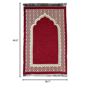 Alfombra de Oración Musulmana de Nuevo Diseño y Alta Calidad con Cuentas para Viajar, Alfombras de Oración de Tela Suave y Cómoda a un Precio Razonable - Product Image 6