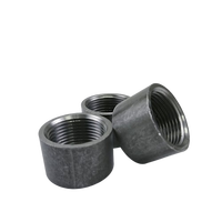 Raccord demi-tube noir 1/2 pouce